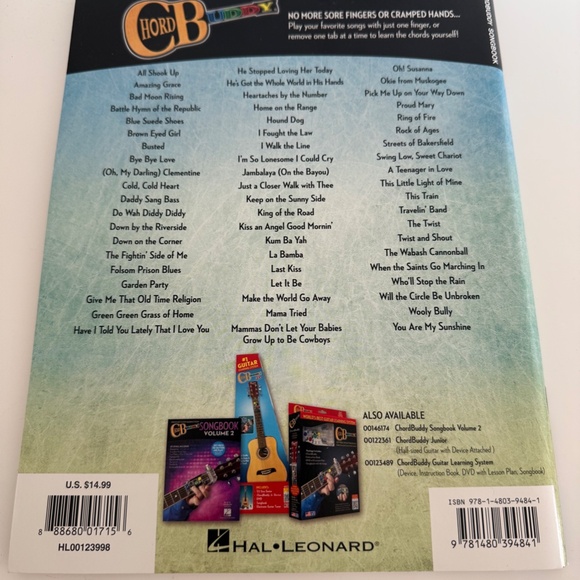 Chord Buddy ~ Guitar Learning Tool System ~ 2 month lesson plan, songbook - Picture 5 of 7